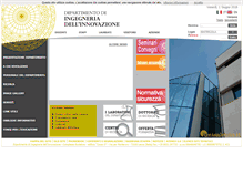 Tablet Screenshot of dii.unisalento.it