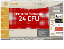 Tablet Screenshot of beniculturali.unisalento.it
