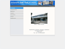 Tablet Screenshot of filologialinguistica.unisalento.it