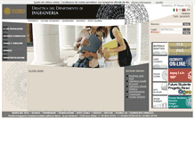 Tablet Screenshot of ingegneria.unisalento.it