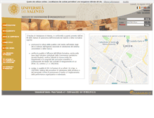 Tablet Screenshot of nucleovalutazione.unisalento.it